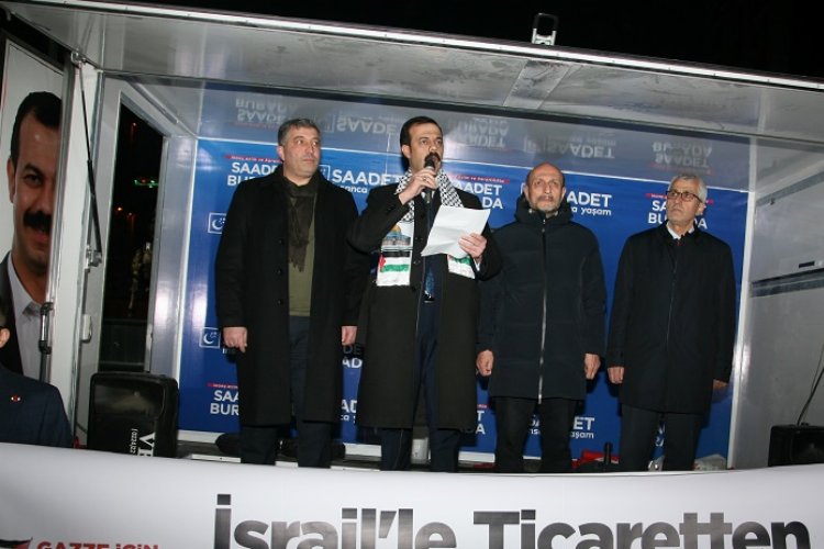 Bursa'da Saadet adayı Akkaya'dan AK Parti'ye açık çağrı... İsrail'le ticareti kesin adaylıktan çekileyim