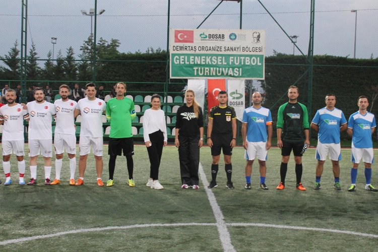 Bursa'da sanayicilerden sportmenliğe yakışır turnuva