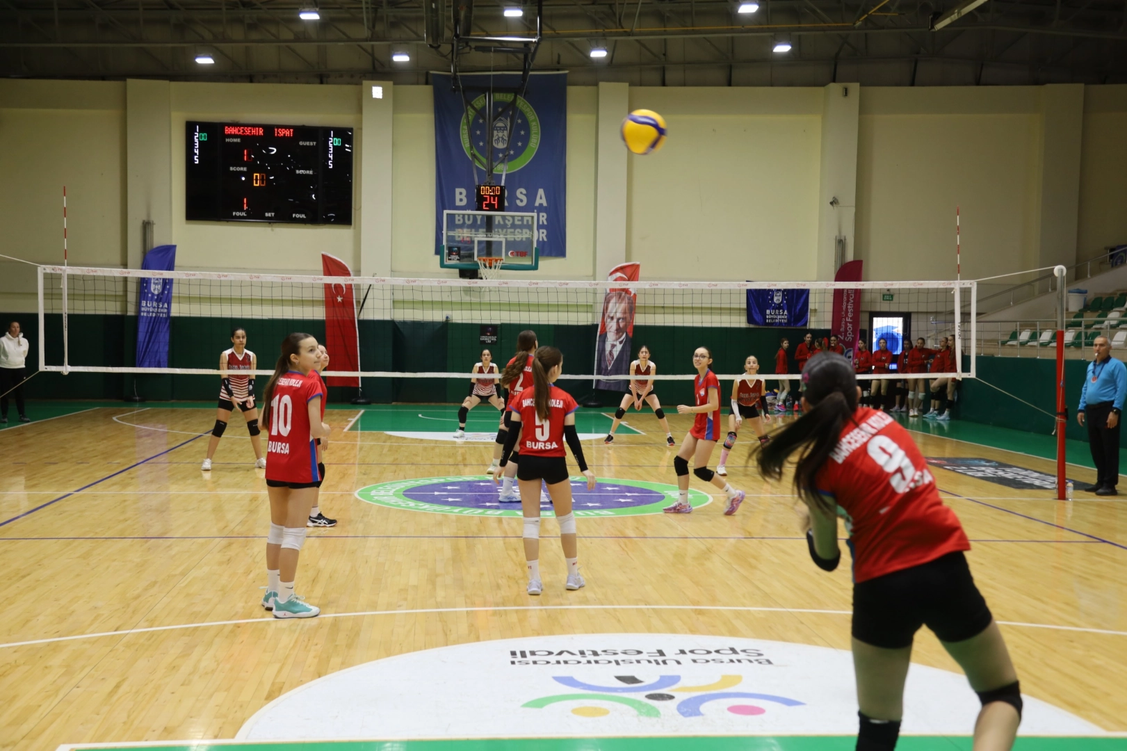 Bursa'da Spor Festivali heyecanı 17 ilçede sürüyor