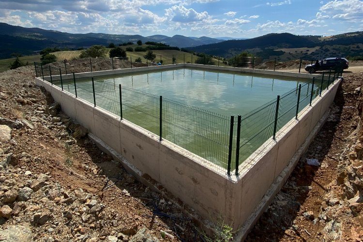 Bursa'da toprak suyla buluşuyor