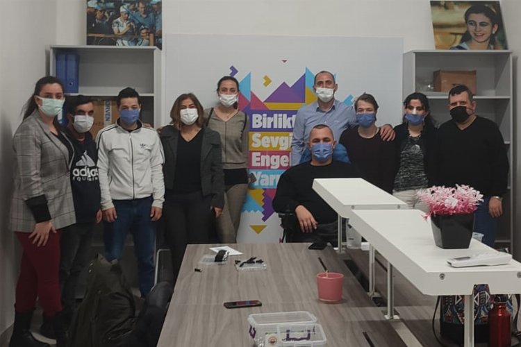 Bursa Gemlik'te 'engelsiz yaşam'da ilk maaşlarını aldılar