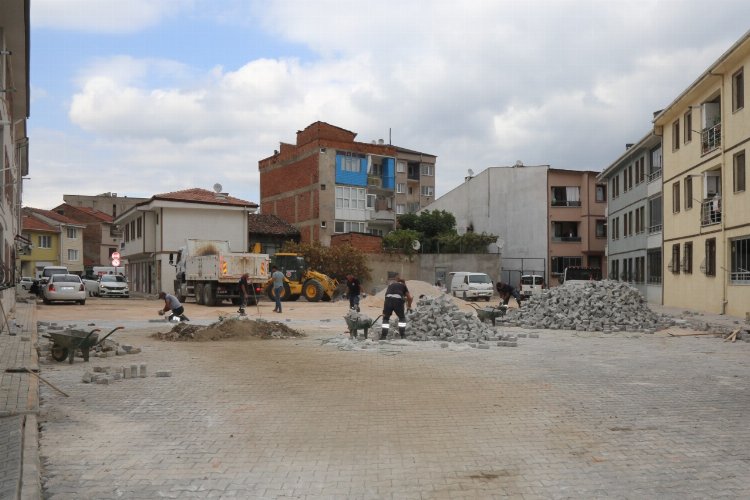 Bursa Gürsu'nun sokakları kışa hazırlanıyor
