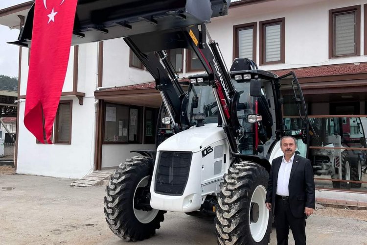 Bursa Harmancık'ın araç filosuna yeni iş makinesi