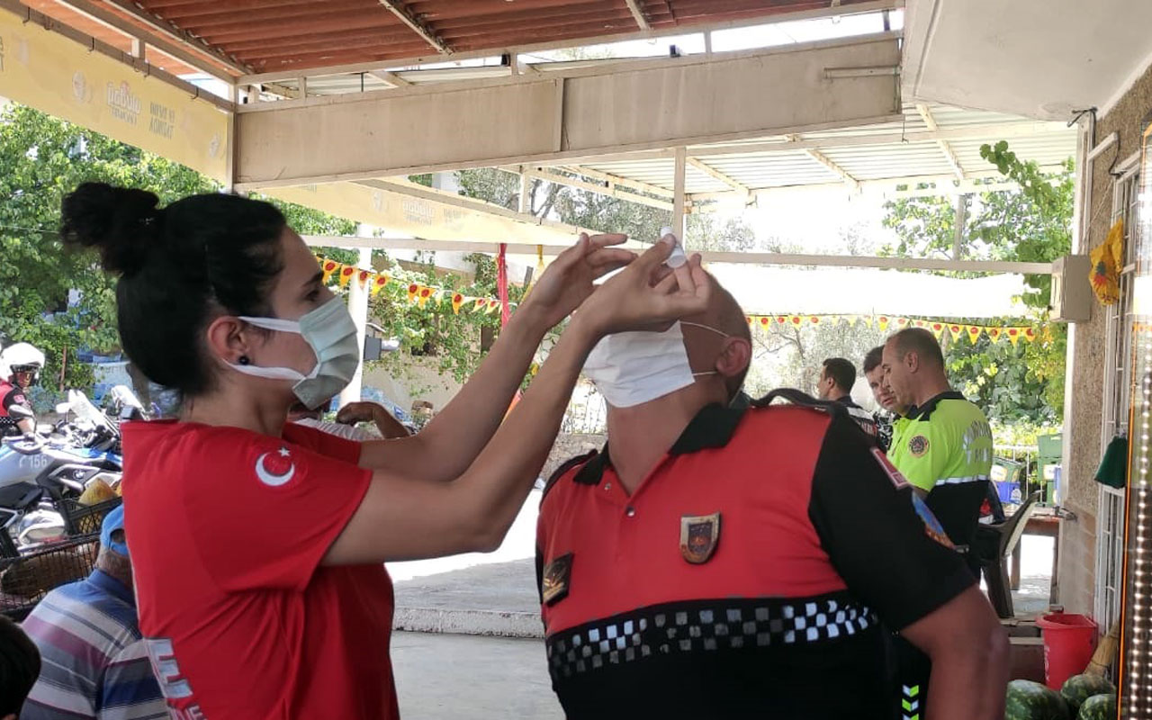 Bursa İl Sağlık’tan yangın bölgelerine destek