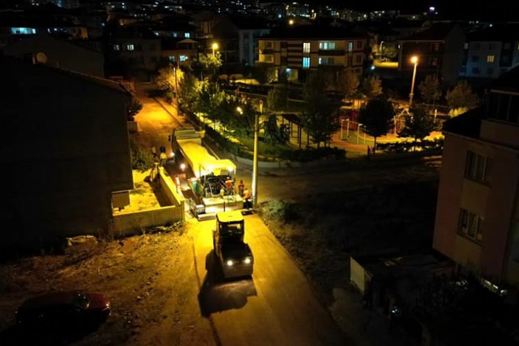 Bursa İnegöl'de 27 sokakta sathi kaplama