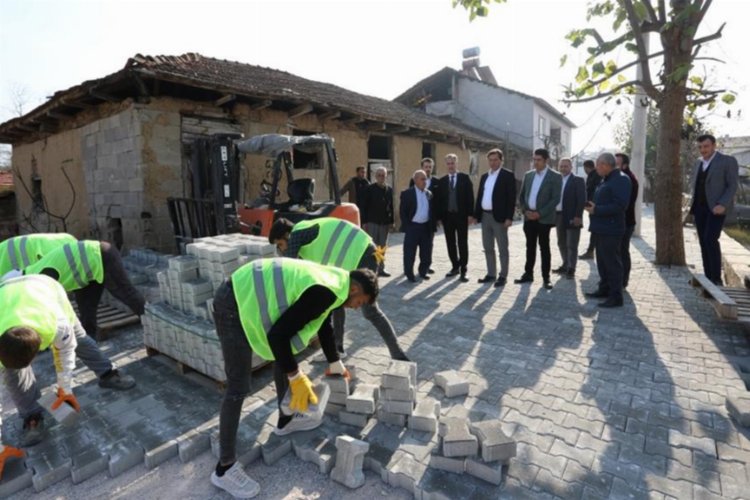 Bursa İnegöl'ün kırsalında hizmet atağı