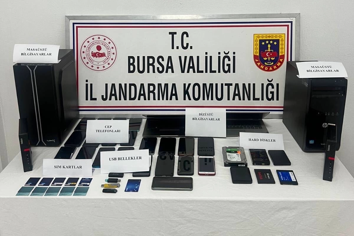 Bursa Jandarması'ndan milyonluk dolandırıcılık operasyonu: 7 tutuklama!