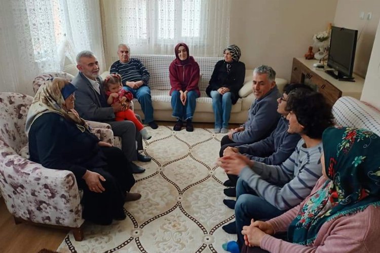 Bursa Keles'te Başkan Keskin'den afetzede ailelere ziyaret