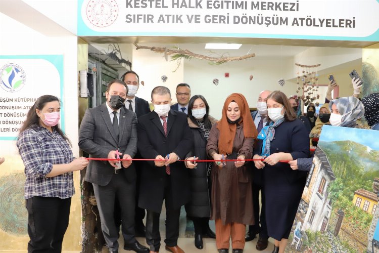 Bursa Kestel'e 'sıfır atık ve geri dönüşüm' kütüphanesi