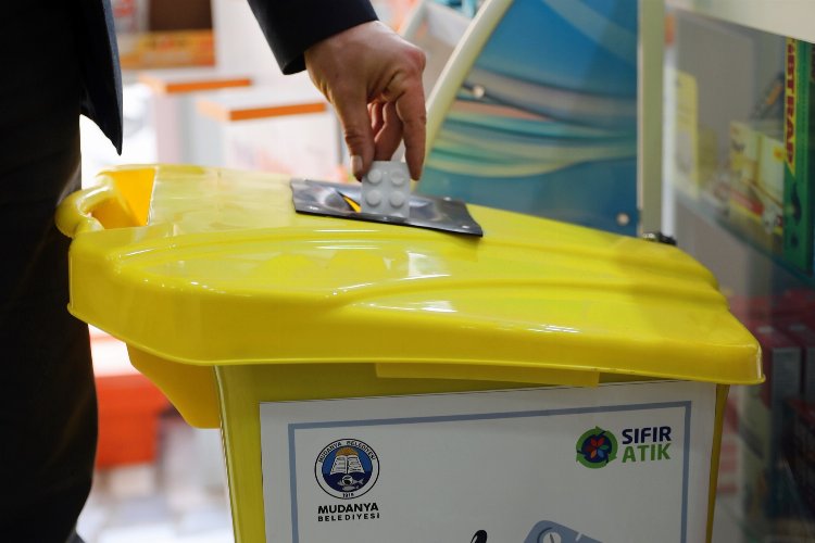 Bursa Mudanya'da atık ilaçlar 'sıfır atık' olacak