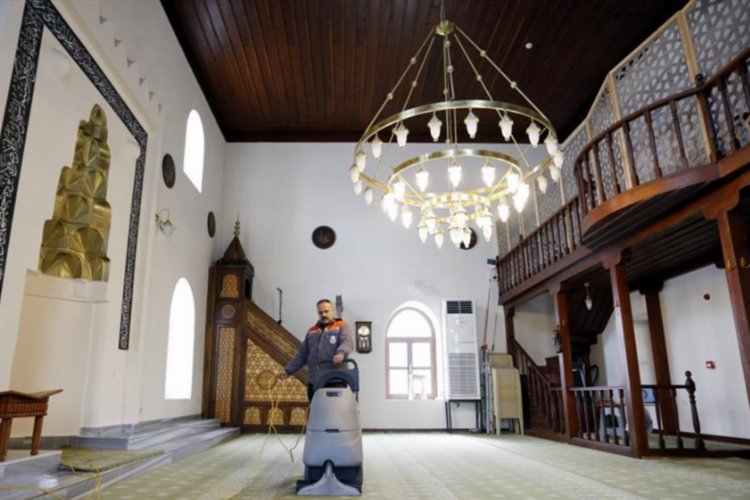 Bursa İnegöl'de camiler Ramazan'a hazırlanıyor 