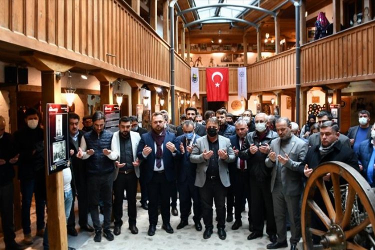 Bursa İnegöl'de Sultan Abdülhamid Han sergisi dualarla açıldı 