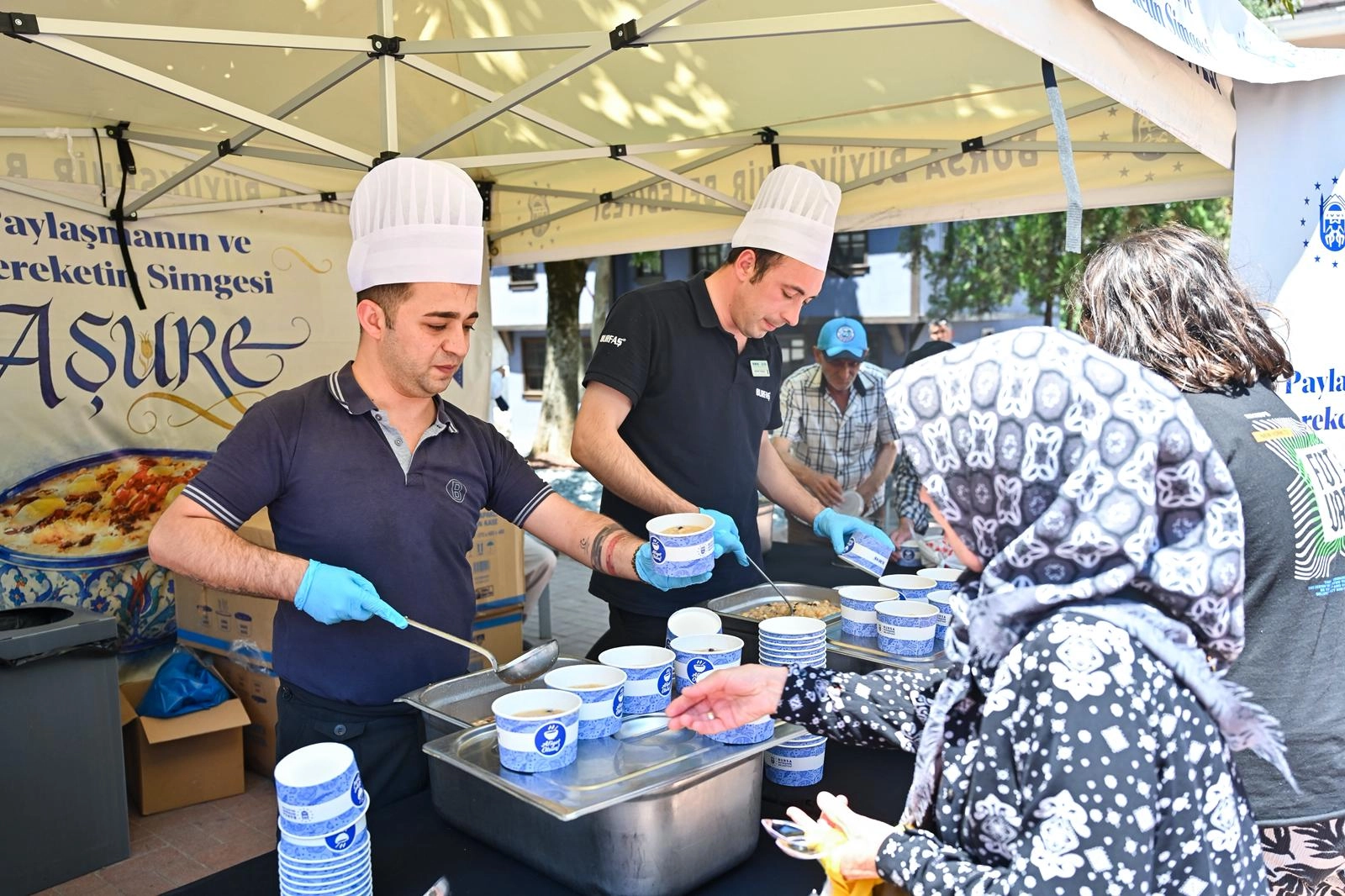 Bursa Nilüfer’de Muharrem ayının bereketi yaşandı