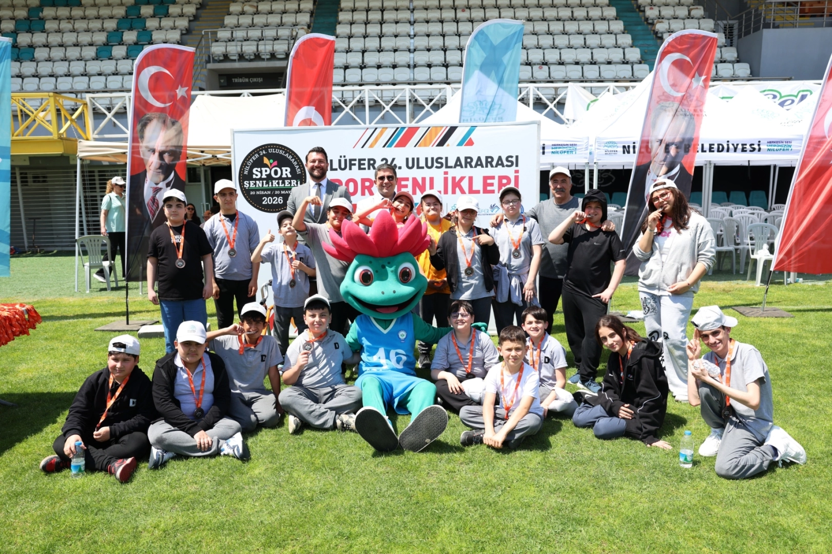 Bursa Nilüfer’de özel çocukların spor coşkusu