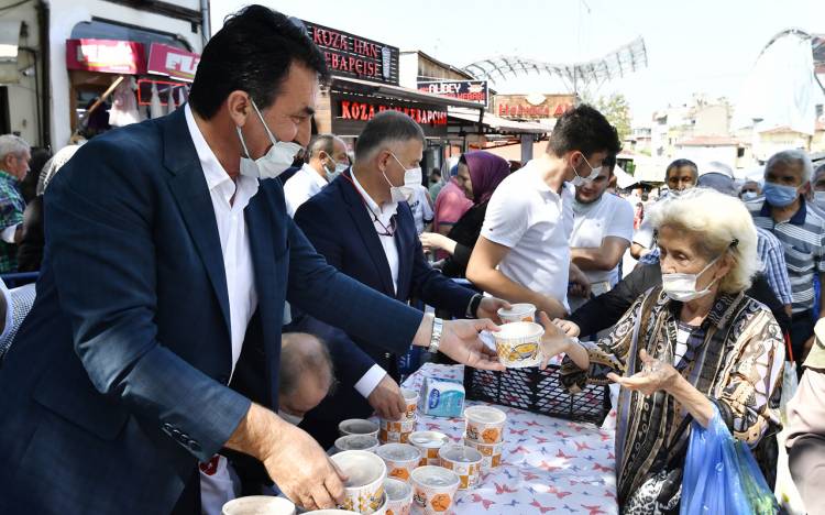 Bursa Osmangazi'de aşure geleneği