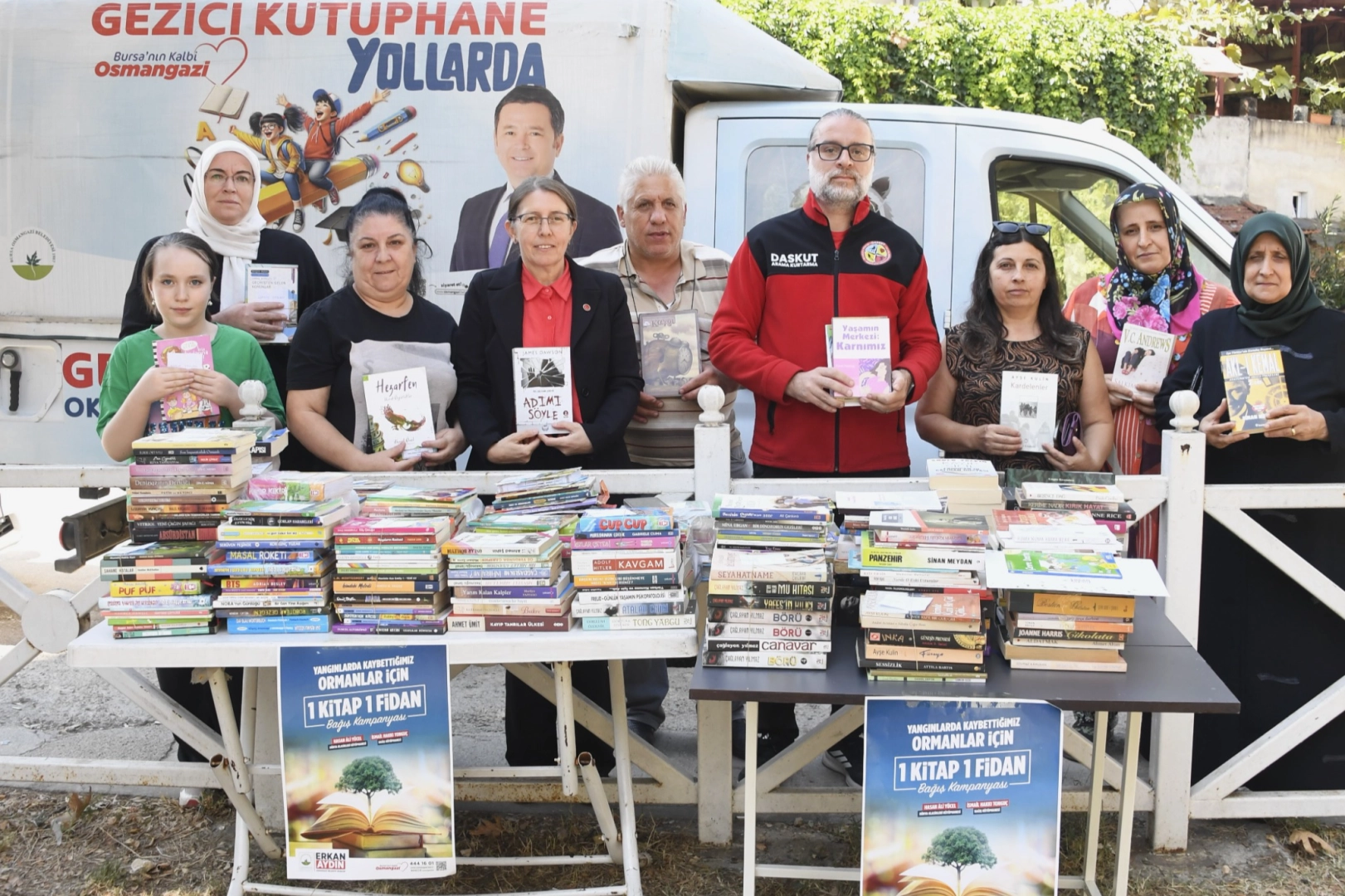 Bursa Osmangazi'de kitaplar fidana dönüşüyor
