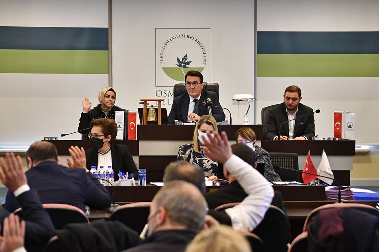 Bursa Osmangazi'de meclise 'kentsel' bilgilendirme