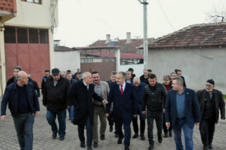 Bursa Yenişehir'de Çiçeközü'nün altyapısı sil baştan