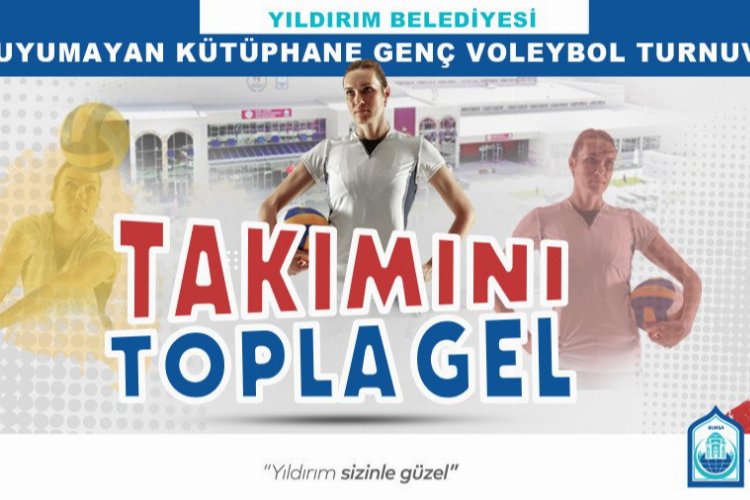 Bursa Yıldırım'da futsal ve voleybol turnuvası 