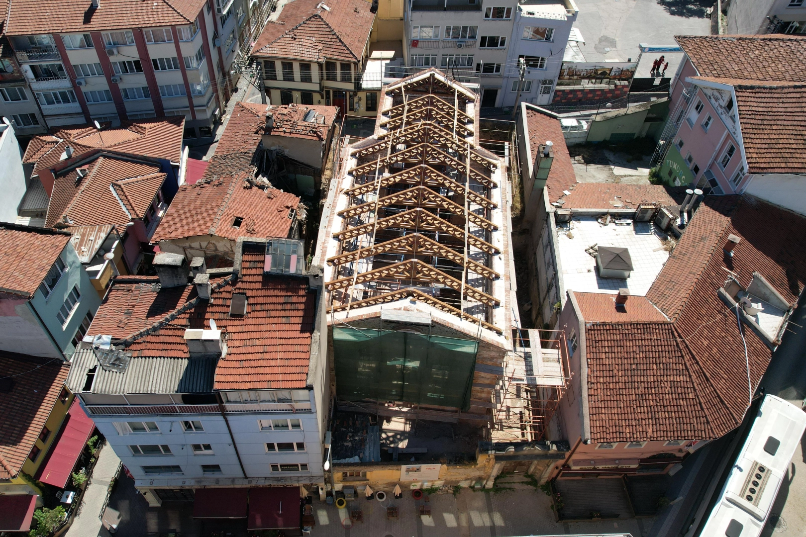 Bursa Yıldırım'da Setbaşı Sanat Merkezi'nde son rötuşlar