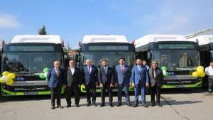 Büyükşehir Belediyesi filosuna 30 otobüs daha kattı