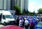 Cam işçisi Ankara’ya Protestoya gitti