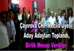 CHP Çayırova’dan Birlik mesajı verdiler