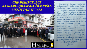 CHP Derince İlçe Bayramlaşmada Mektup Heyecanı