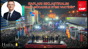 CHP Genel Başkanı Özgür Özel Güngören Mitinginde