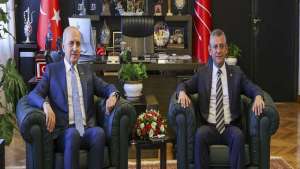CHP Genel Başkanı Özgür Özel TBMM Başkanı Kurtulmuş ve MİT Başkanı Kalın İle Görüştü