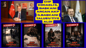 CHP Kocaeli İl Başkanı Arcan AKP İl Başkanı Talus’u Tiye Aldı