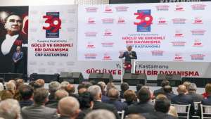CHP Lideri Özgür Özel Partisinin Kastamonu İl Kongresine Katıldı.
