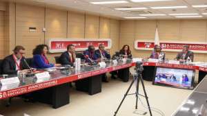 CHP Lideri Özgür Özel Sosyalist Enternasyonal Prezidyum Toplantısı’na katıldı