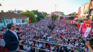 CHP Lideri Özgür Özel, Tekirdağ’da Millet İradesine Sahip Çıkıyor Mitingine Katıldı