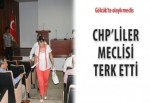 CHP’liler meclisi terk etti