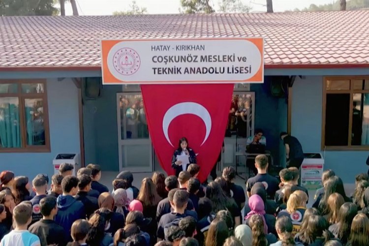 Coşkunöz Eğitim Vakfı’nın Hatay'a 'hayat' veriyor!