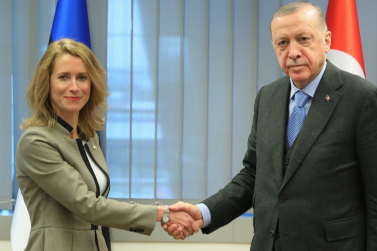 Cumhurbaşkanı Erdoğan, Türkiye-Estonya ilişkilerini görüştü