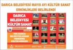 Darıca Belediyesi Mayıs Ayı Kültür ,Sanat Etkinlikleri Belirlendi