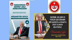 Deince’nin Sevilen Esnafı Hüsamettin Soylu Esnaf ve Sanatkarlar Odası Başkan Adayı