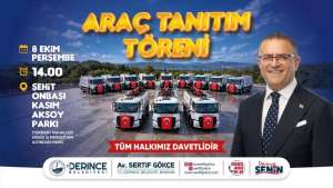 Derince 14 Yeni Aracını Tanıtıyor