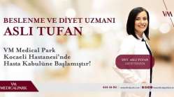 Diyetisyen Aslı Tufan, VM Medical Park’ta