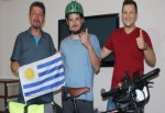 Dünya turuna çıkan Uruguaylı Bisikletçi, Gebze’de