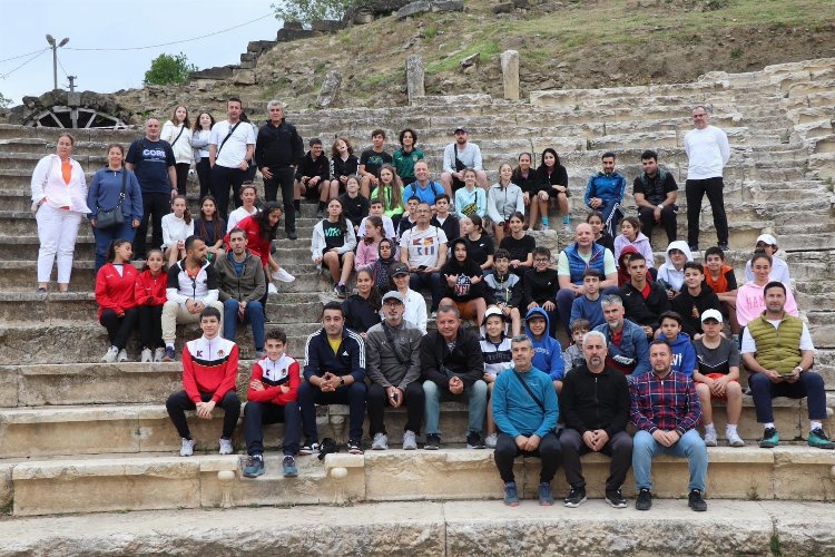 Düzce Konuralp Antik Kent sporcuları ağırladı