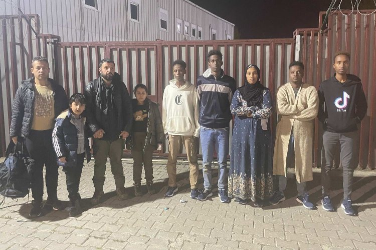Edirne de 15 göçmen yakalandı