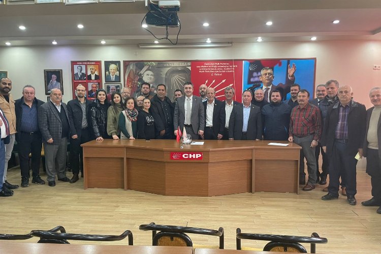 Edirne Keşan'da CHP'li aday adayları ön seçim kurasında