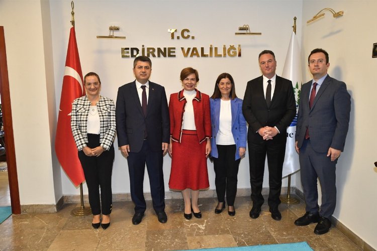 Edirne Valisi Kırbıyık'ın Bulgaristan misafirleri