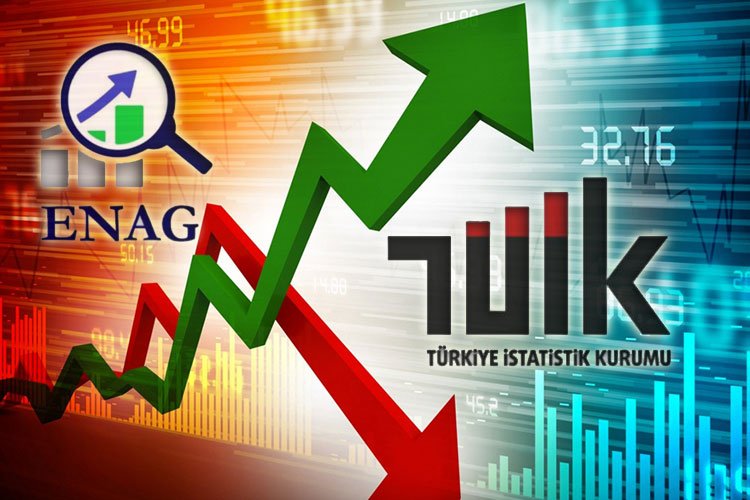 Ekim ayı enflasyon rakamları açıklandı... TÜİK'e göre % 85,51 olan enflasyon ENAG'a göre % 185,34!