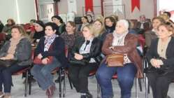 Ellibeş ,kadın meclisinde sanayi sitesini anlattı