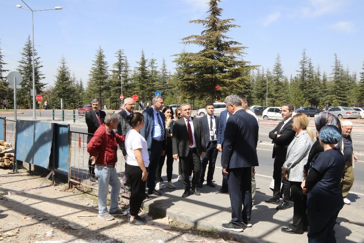 Erciyes Üniversitesi’nde yapımı devam eden projeler hayata geçiriliyor