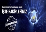 Galatasaray'ın rakipleri belli oldu